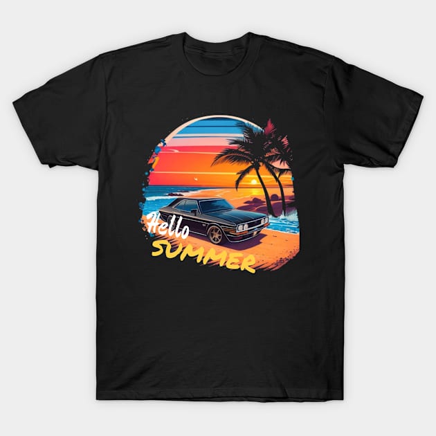 hello summer nice t-shirt for this summer T-Shirt T-Shirt by RACACH